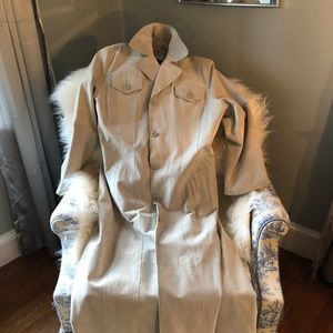 Wilson leather long coat